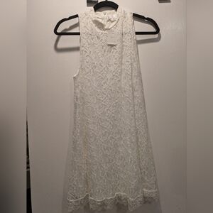 Cooperative White Lace Baby Doll Dress
